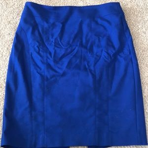 Royal blue pencil skirt